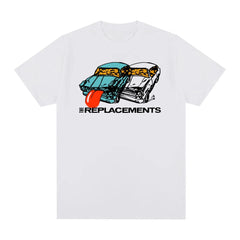 Men's The Replacements Vintage T-Shirt Tops Casual