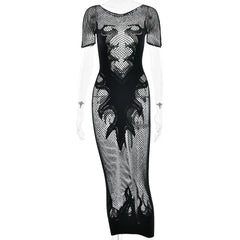 Fire High Stretch Maxi Dress