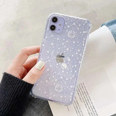 Starry Sky Constellation Pattern Case For iPhone Clear Soft TPU Back Cover