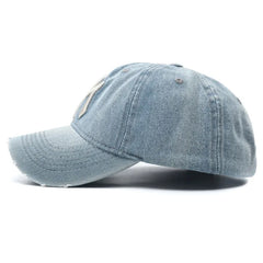 MY Washed Denim Baseball Cap