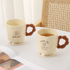 Creative Wine Feet Cup Milk Fufu Niche Design Home Office Ceramic