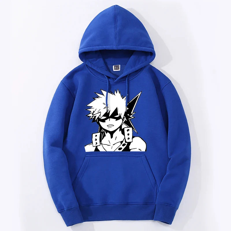 2024 My Hero Academia Men's Hoodie Anime Streetwear