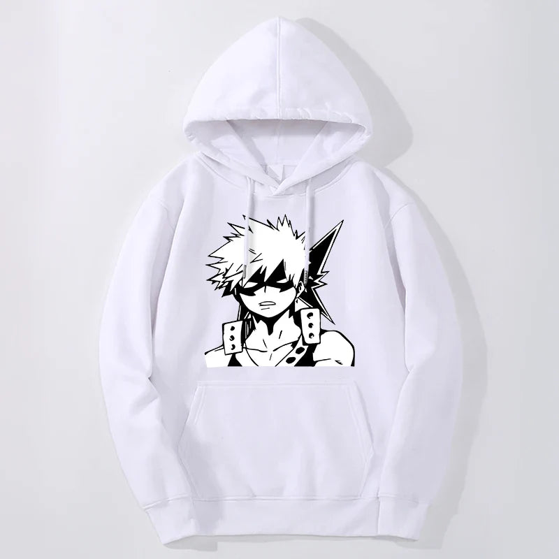 2024 My Hero Academia Men's Hoodie Anime Streetwear