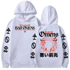 Bad Omens Tour Music Concert 2023 Print Hoodie Men