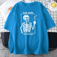 Coffee Time Print T-shirt Street Men