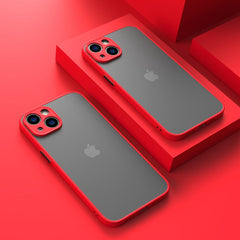 Matte Phone Case for IPhone  Luxury Soft Silicone Shockproof