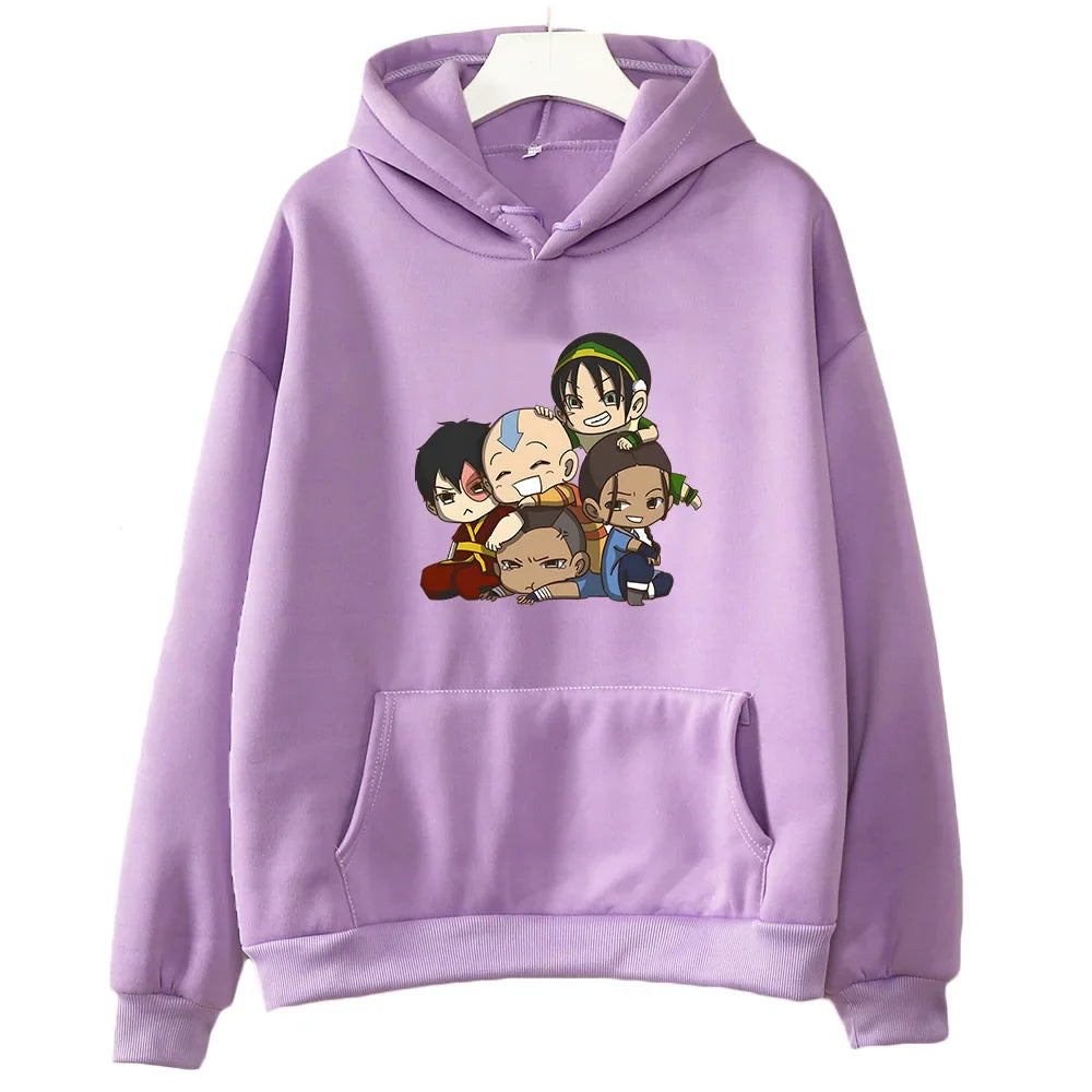 Avatar The Last Airbender Hoodie for Autumn/Winter Fleece Soft Sweatshirt Manga