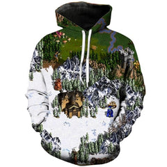 Men 3D Printed Heroes of Might and Magic Inspired Hoodie