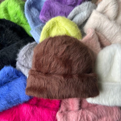 Fur Beanie Cap