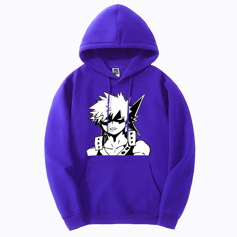 2024 My Hero Academia Men's Hoodie Anime Streetwear