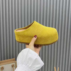 Let's Get Out Of Here Platform Mule Shoes