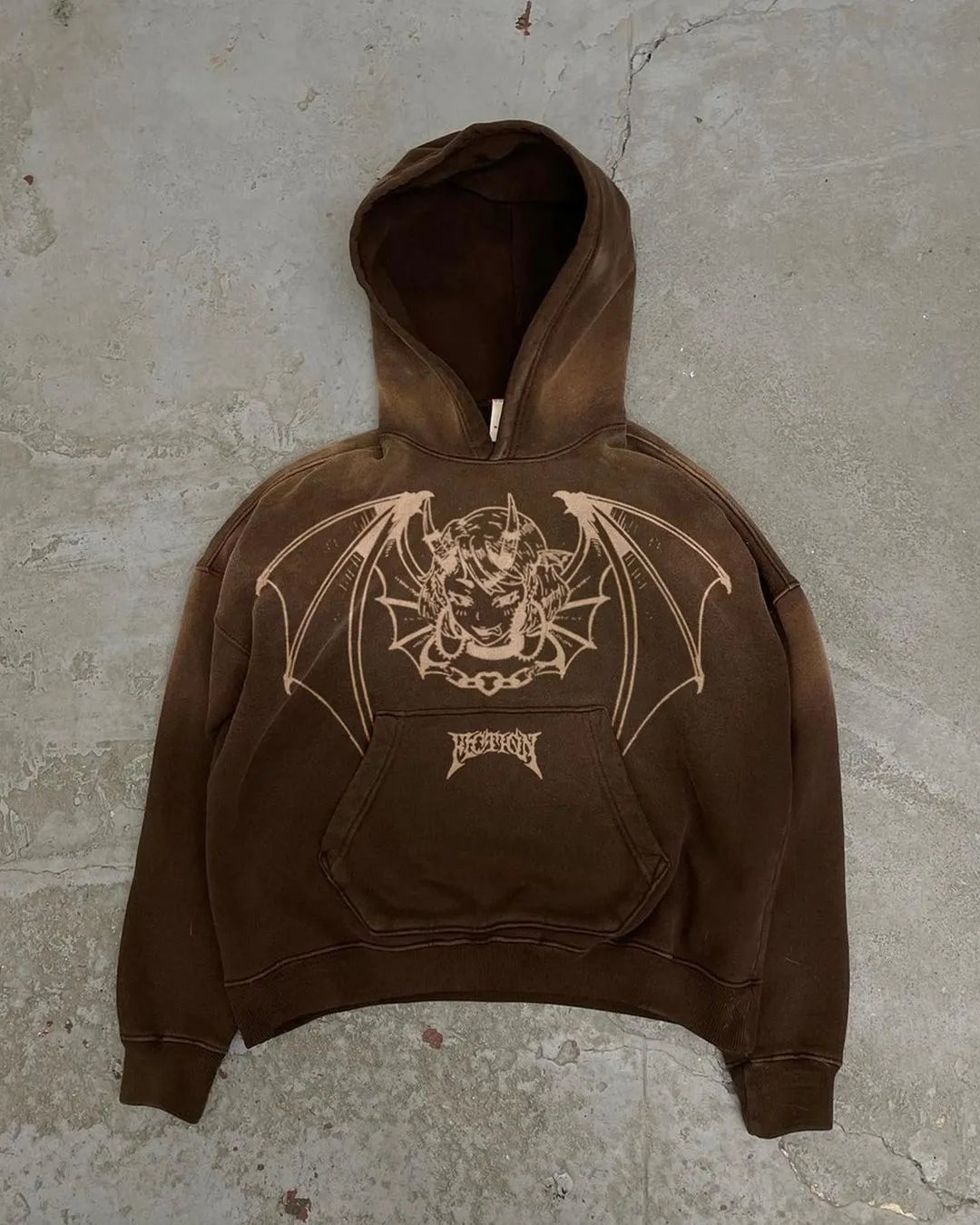 Y2K Streetwear Women Hoodie Gothic Retro Slim Fit Pullover