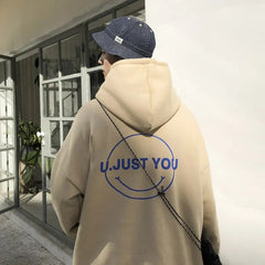 2023 Autumn New Men Oversized Hoodie Loose Hip Hop Style with Letter Print