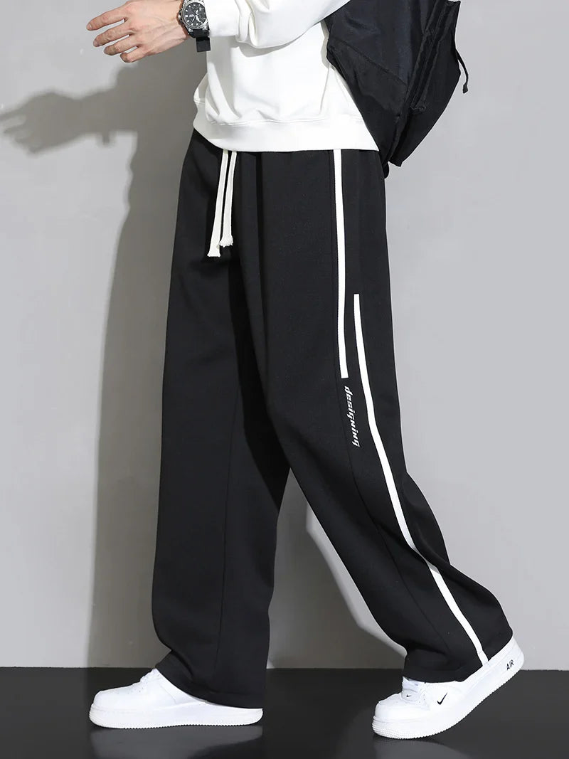 2023 New Sweatpants Men Baggy Joggers Wide Leg Pants Loose Outdoor