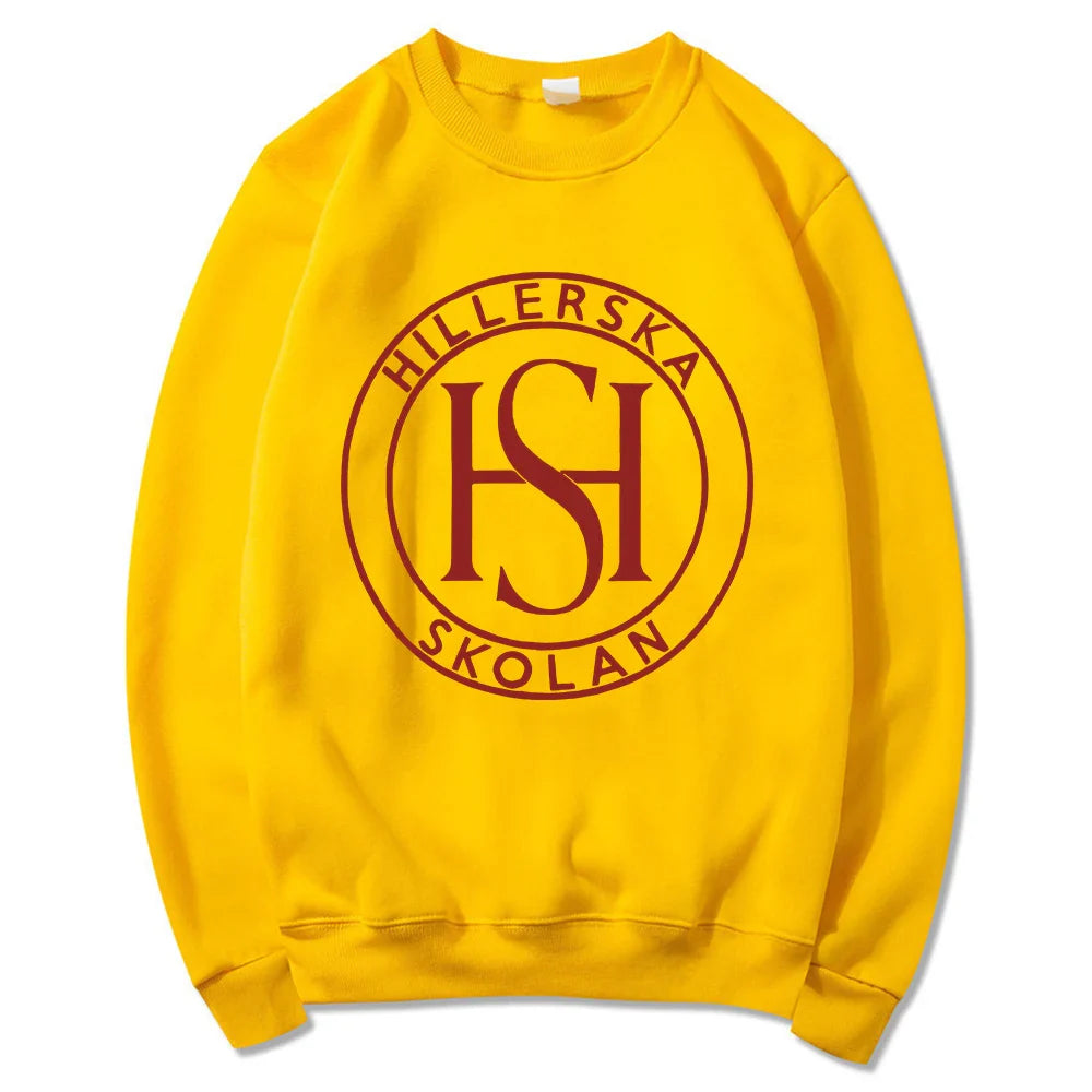 Young Royals Sweatshirt Hillerska School Logo Hillerska Skolan Crewneck