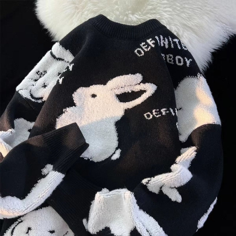 Sweater Women New Fashion Casual Outerwear Lazy Style Couple Pullover Sweater Top