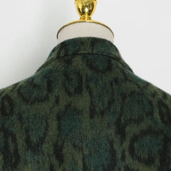 Mean Green Leopard Blazer