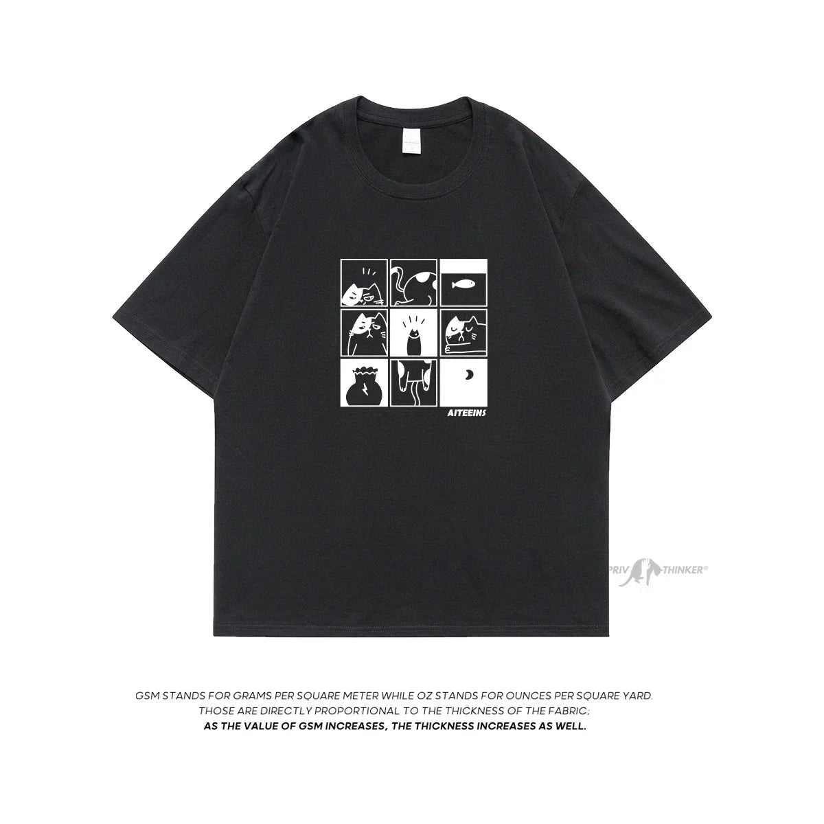 Cute Cartoon Graphic T-shirt Kawaii Fashion