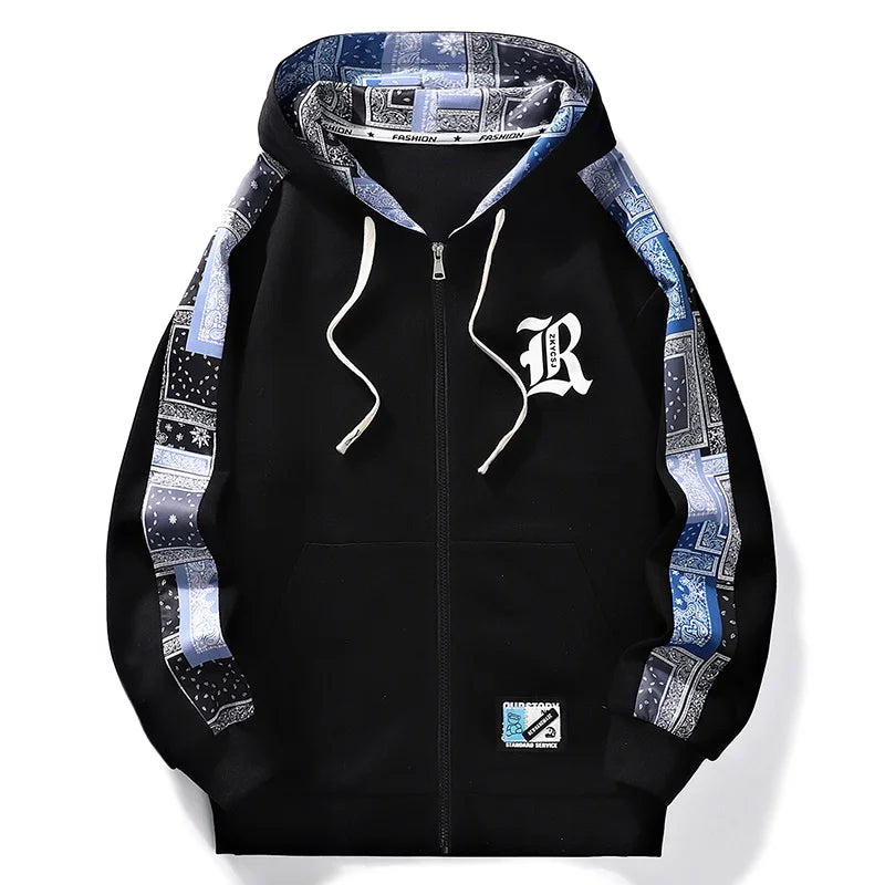 Sweatshirts Cardigan Hoodie Fleece Men Hooded Sweatshirt Pullover
