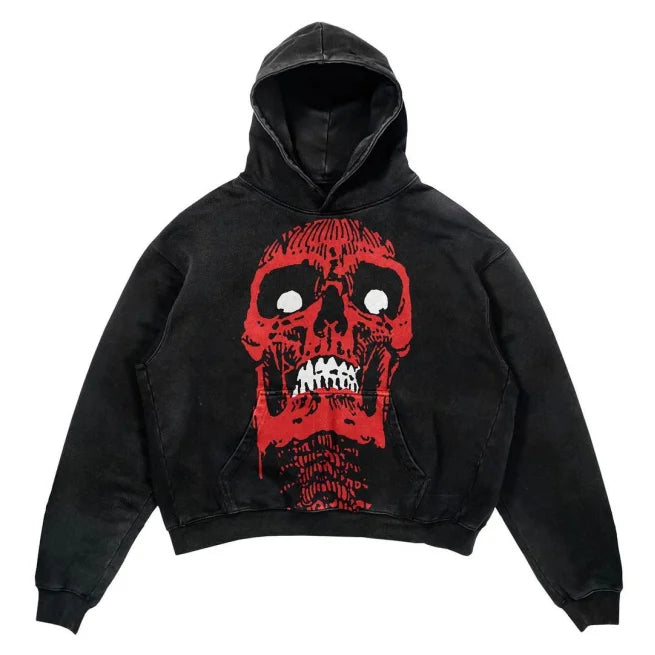 2024 Men Print Graphic Hoodies Streetwear