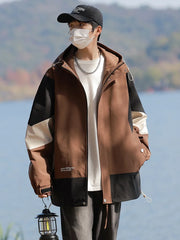 2024 New Spring Men's Casual Jackets Korean Fashion Oversized Unisex Windbreaker