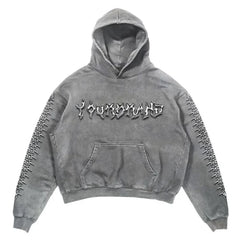 Men Y2K Skeleton Hoodie Casual Streetwear Fashion