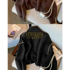 women's winter plush and thickened oversized motorcycle jacket