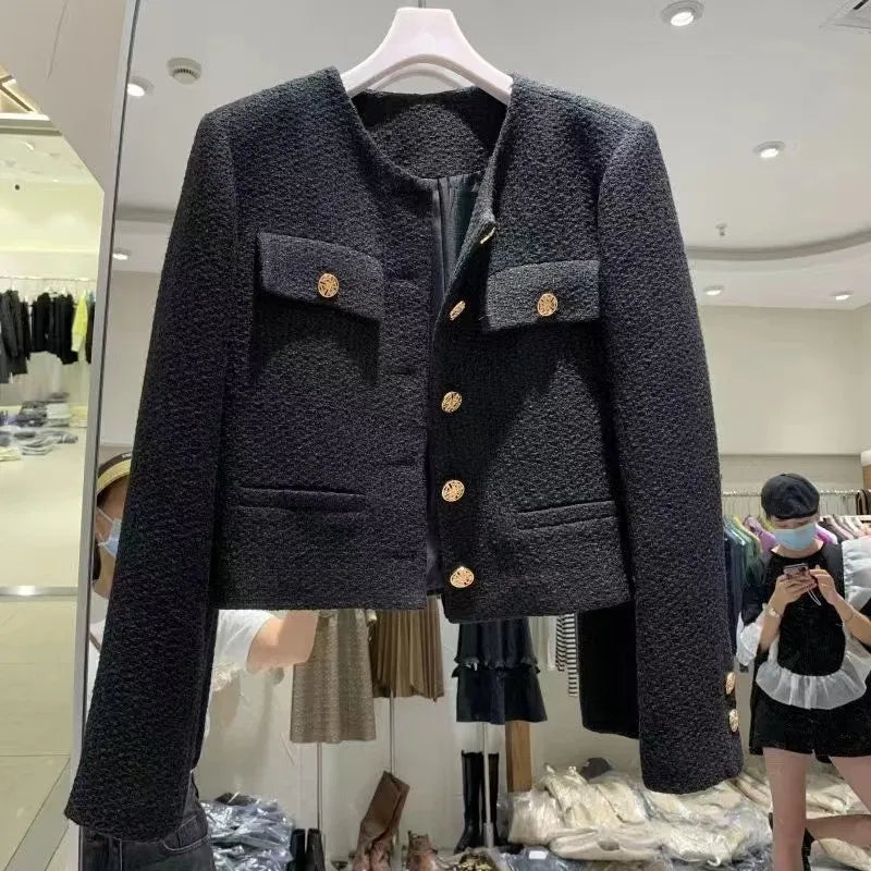 Korean Chic Jacket Vintage Coat Women Outerwear