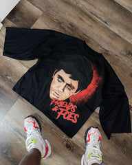 Y2K Hip-Hop Graphic T-shirt: Men's Gothic Streetwear