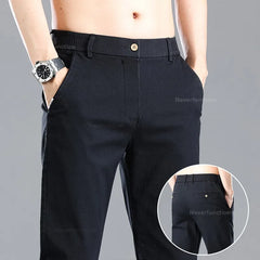 Casual Solid Color Fashion 2024 Men's Pants