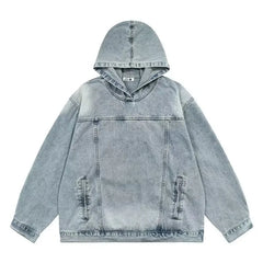 Denim Hoodie Jacket