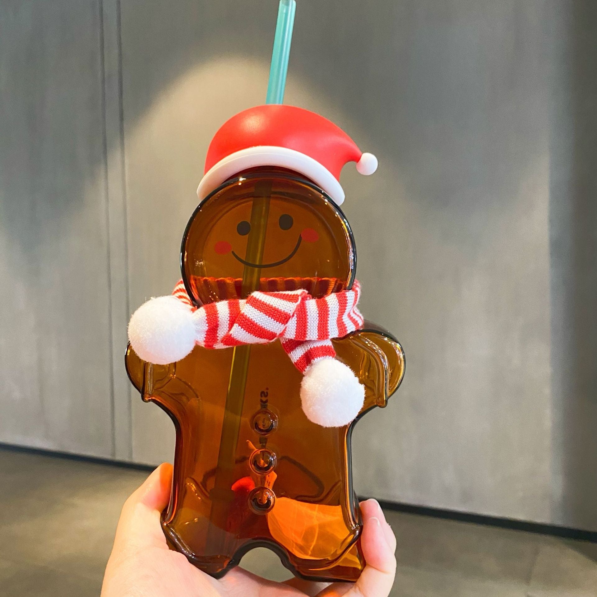 Christmas  Ceramic Mug Cute Gingerbread Man Coffee Couple