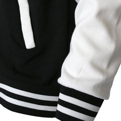Chic Angel's White Wing Jacket Women's Streetwear Warm Fleece Overcoat with Pockets