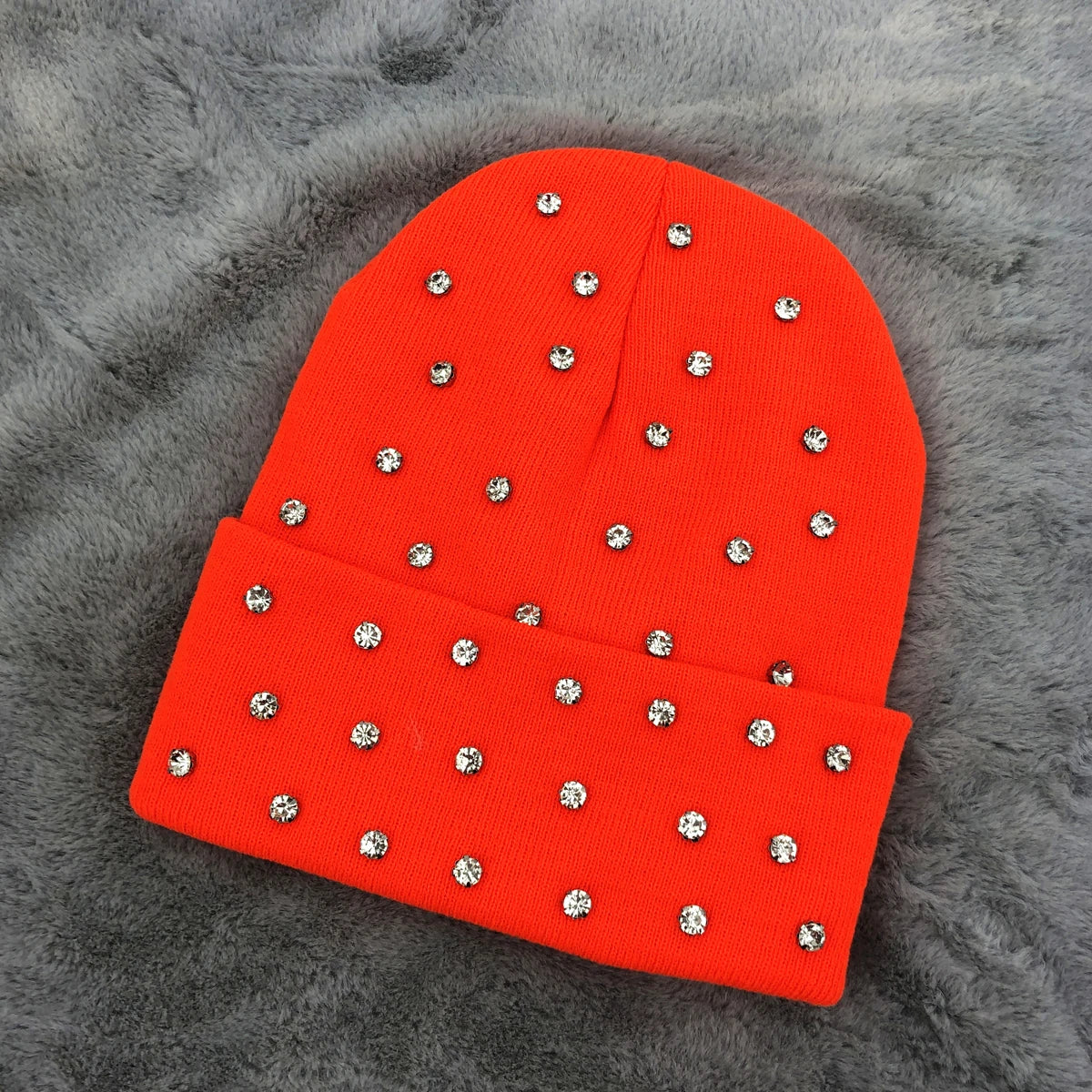 Keep Me Cozy Rhinestone Beanie