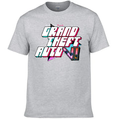 2024 GTA 6 Anime Game T-Shirt Men Casual Round Neck Top