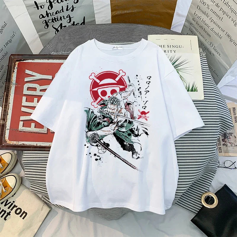 Cartoon Japanese Anime T-shirt Streetwear Kawaii Graphic