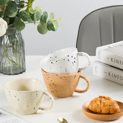 Irregular Ceramic Mug Espresso Coffee cup breakfast milk Mugs Couple Water Cup