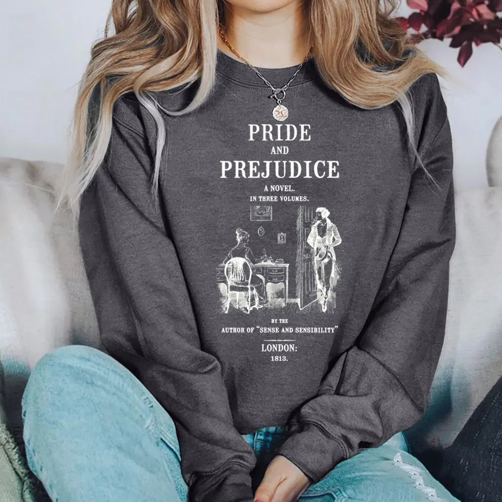 Pride and Prejudice Sweatshirt Casual Pullovers