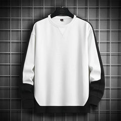 Sweatshirts Men Patchwork Long Sleeve Hoodie Streetwear Hip Hop Harajuku Korean