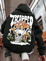 Skull Mushroom Printed Solid Casual Autumn/Winter