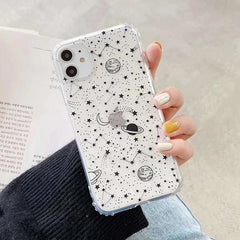 Starry Sky Constellation Pattern Case For iPhone Clear Soft TPU Back Cover