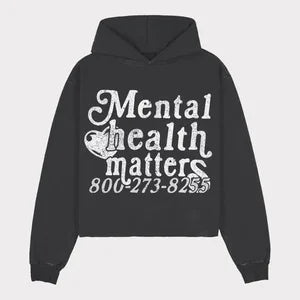 2024 New American Trendy Printed Oversized Hoodie Men