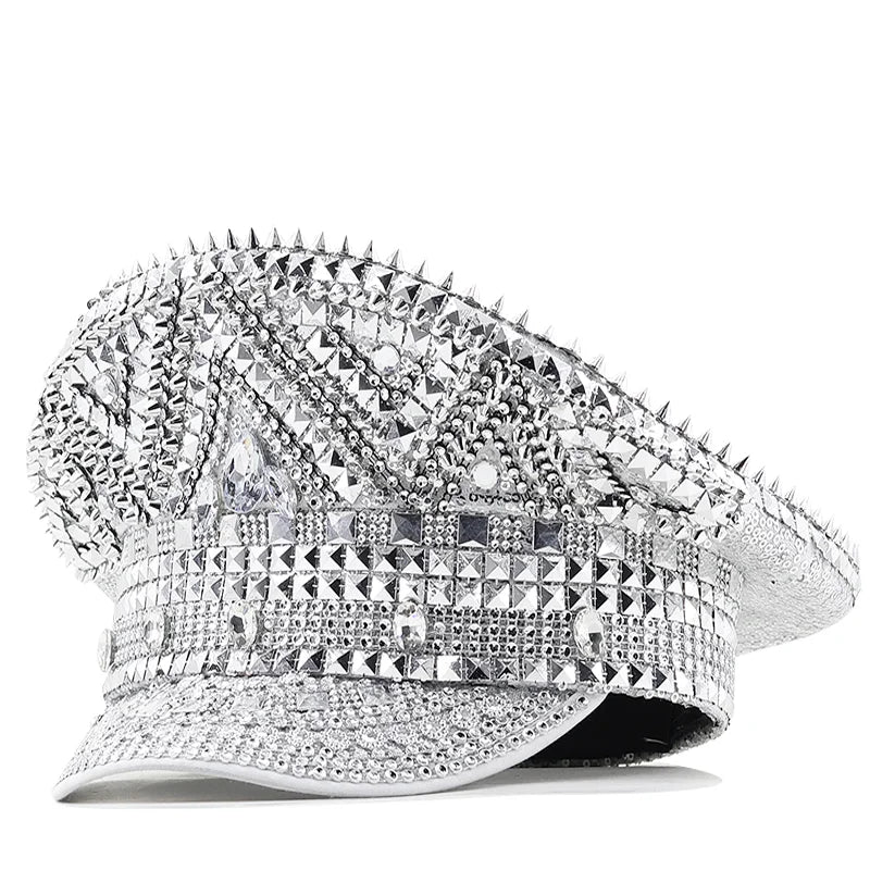 Main Captain Silver Bling Hat