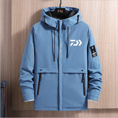 Spring Autumn  Fishing   Jacket Hooded Windbreaker Senior Cycling Leisure Sportswear Top