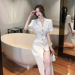 Stylish A-Line Office Dress for Women Summer 2023 Collection