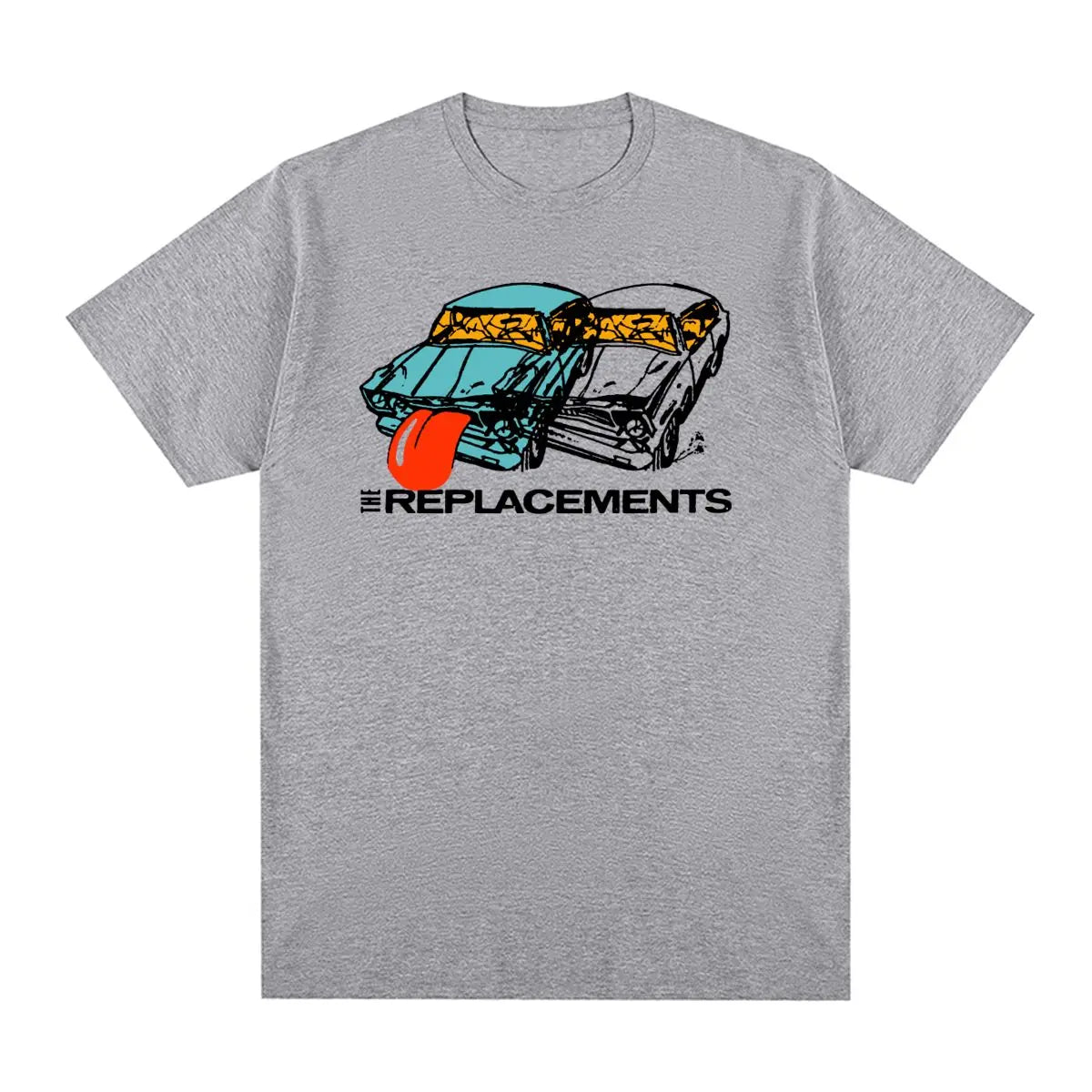 Men's The Replacements Vintage T-Shirt Tops Casual