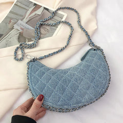 About The Drama Denim Mini Purse