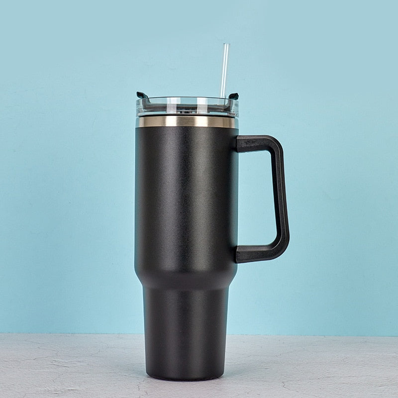 Stainless Steel Mug Coffee Cup Thermal  Mugs Thermos Tumbler with Handle