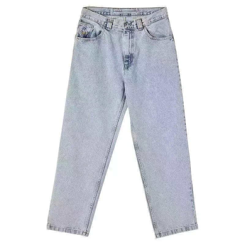 Streetwear Style: Y2K Denim Jeans for a Laid-Back Look