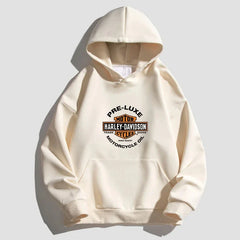 Hoodies Fleece Brushed Letter Print Sweatshirt Hip Hop